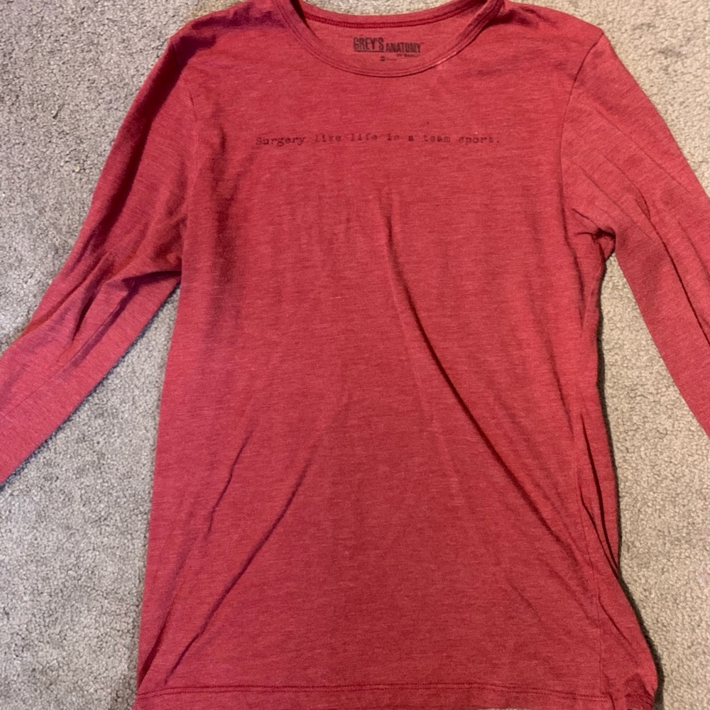 Grey’s Anatomy long sleeve tshirt